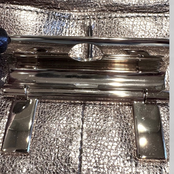 Coach Metallic Bronze Gold Leather Evening Shoulder Bag - Picture 11 of 11